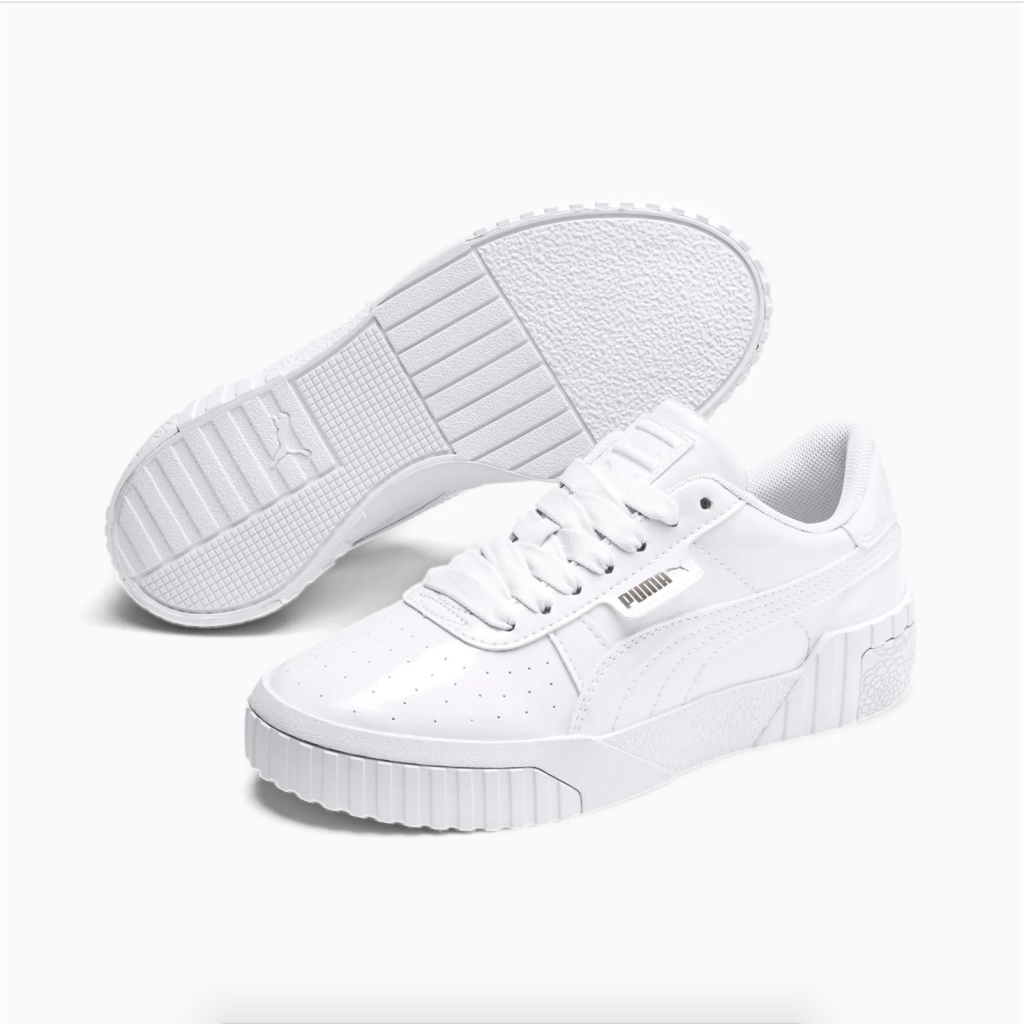 puma cali emboss white