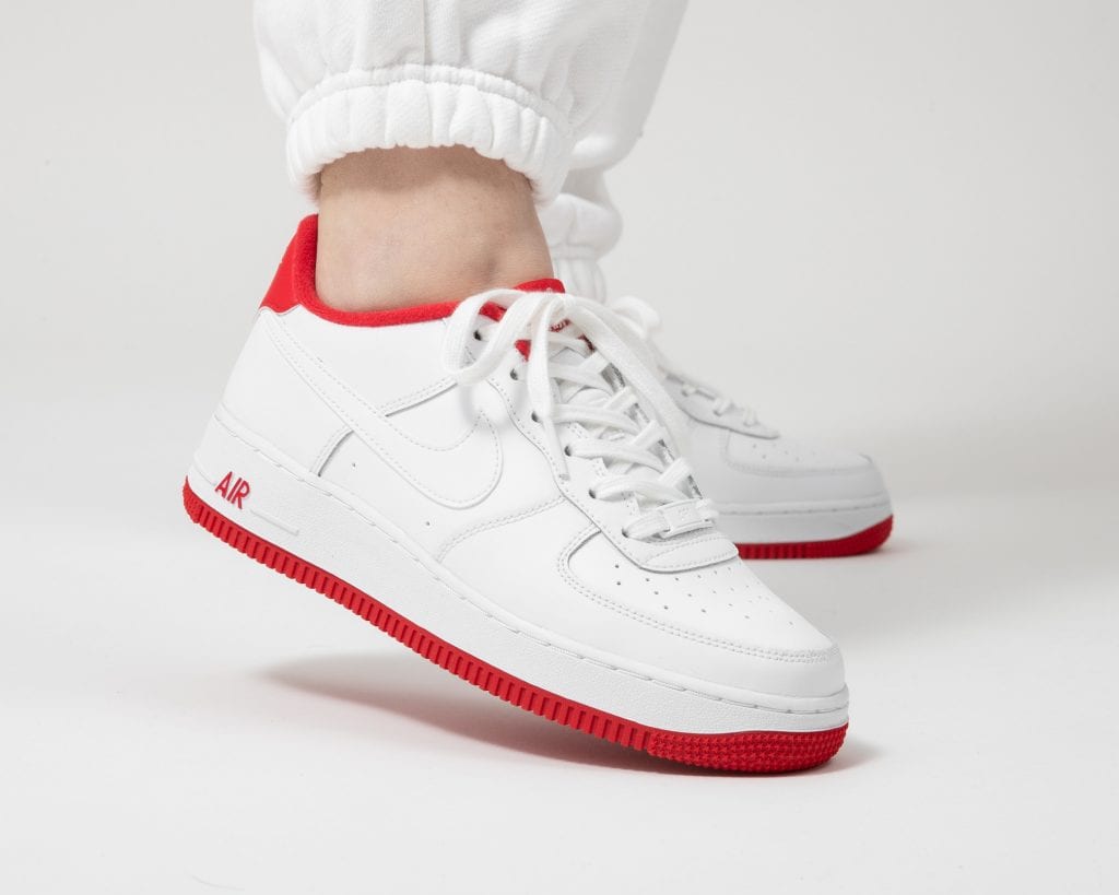 Nike Air Force 1 - White/University Red