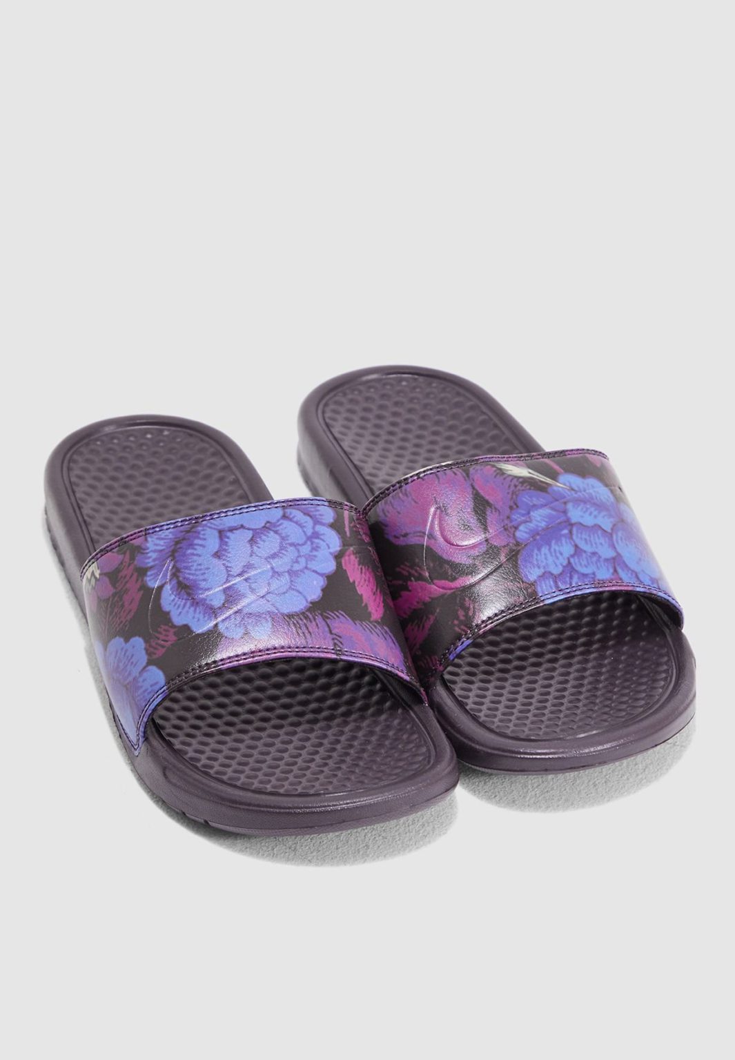 nike benassi floral print