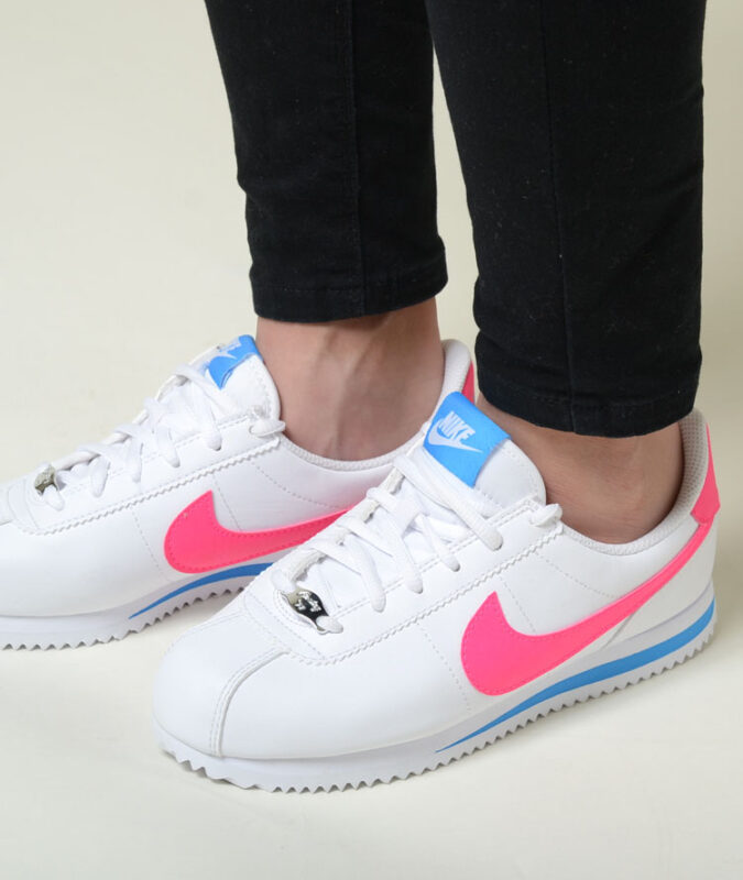 nike cortez pink and red