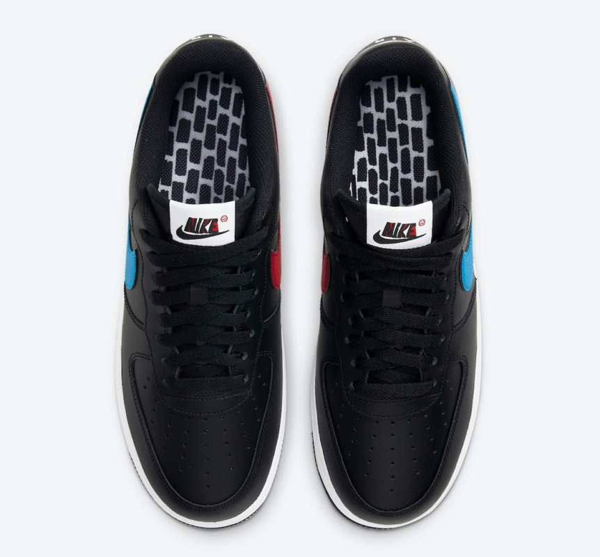 air force 1 mismatch swoosh
