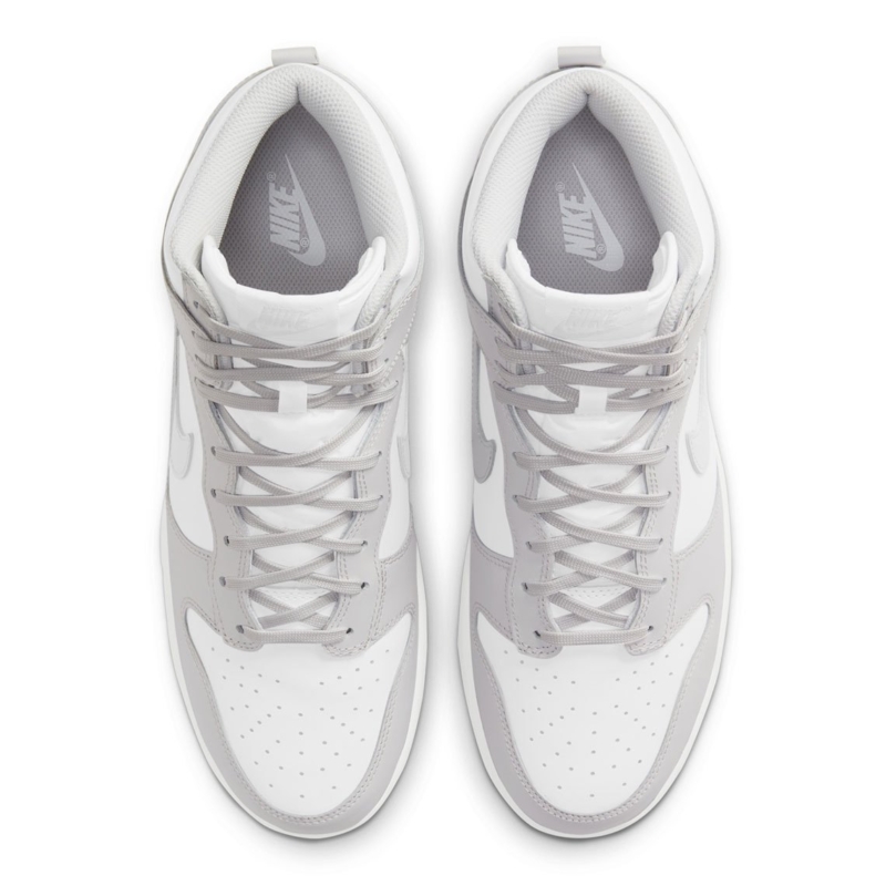 gray white dunks