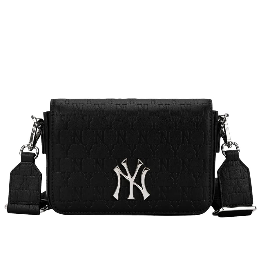 Túi MLB Monogram Rainbow Hoodie Bag NY Yankees Màu Đen  32BGPC11150L    CITISHOP