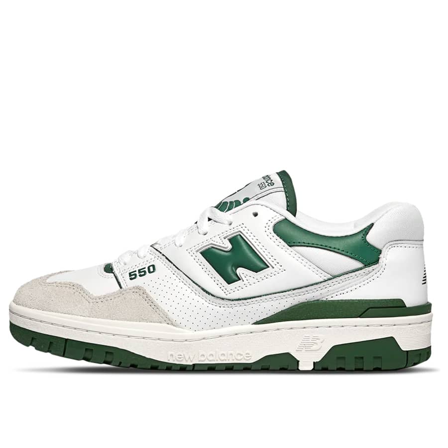Giày New Balance 550 White Green rep 11  Roll Sneaker