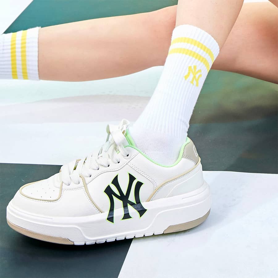 MLB  Giày sneakers cổ cao thời trang Chunky Liner High