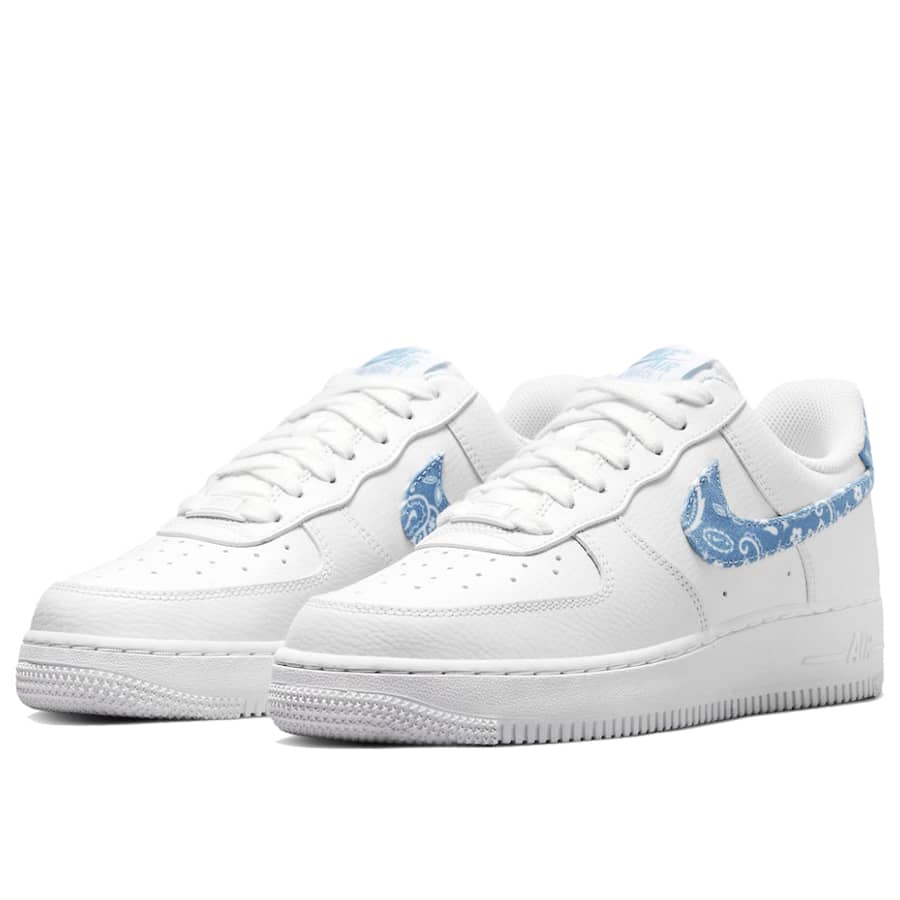 Nike Air Force 1 Low - White Blue Paisley