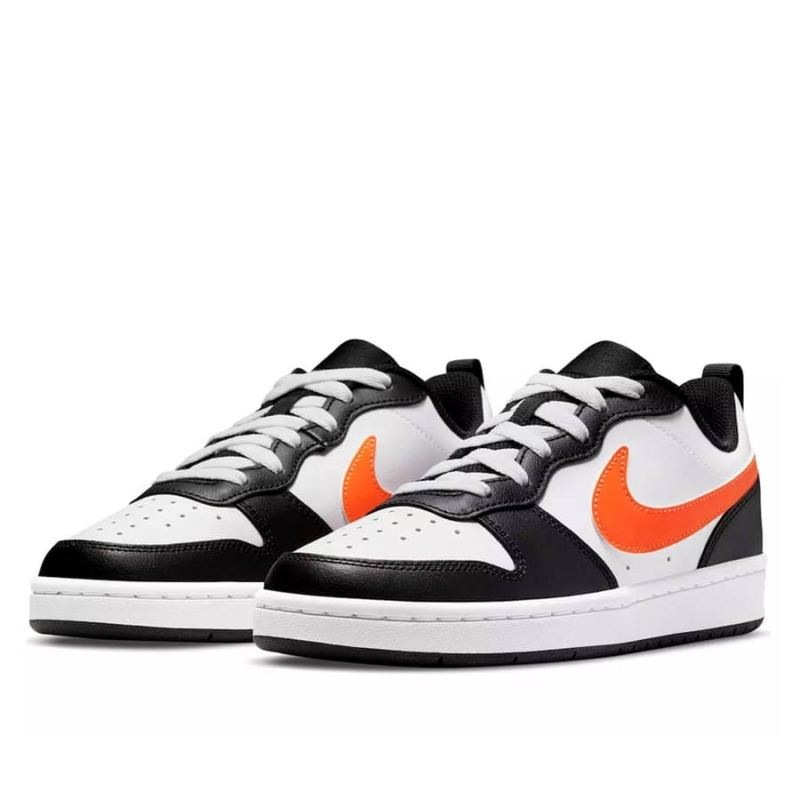 Nike Court Borough Low 2 White Black Orange