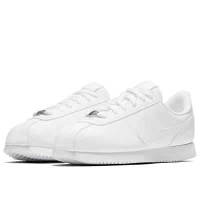 nike cortez all white
