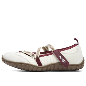 Jeep Mary Jane Sandals - Beige Red