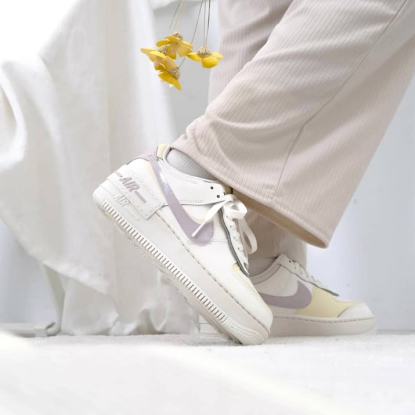 Nike Air Force 1 Shadow - Sail Platinum Violet - Hình ảnh 6