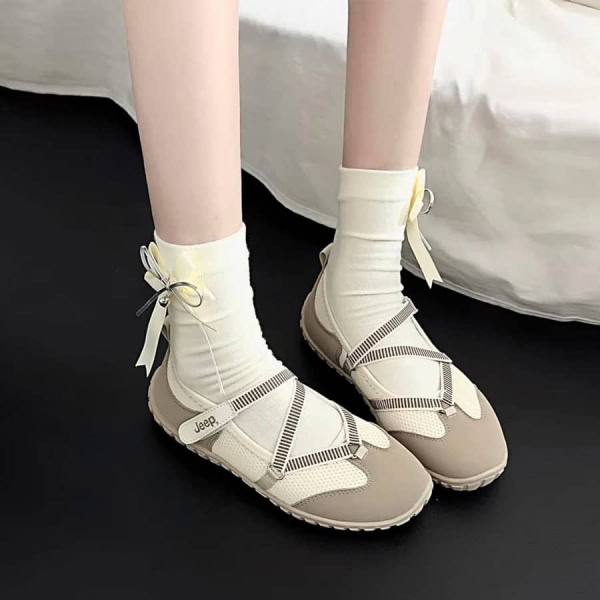 Jeep Mary Jane Sandals - Beige - Hình ảnh 4