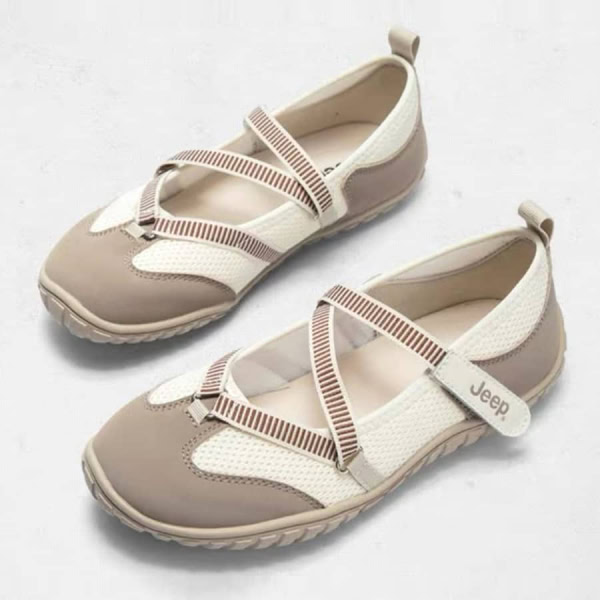 Jeep Mary Jane Sandals - Beige - Hình ảnh 2