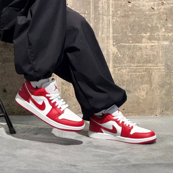 Air Jordan 1 Low - White Red - Hình ảnh 5