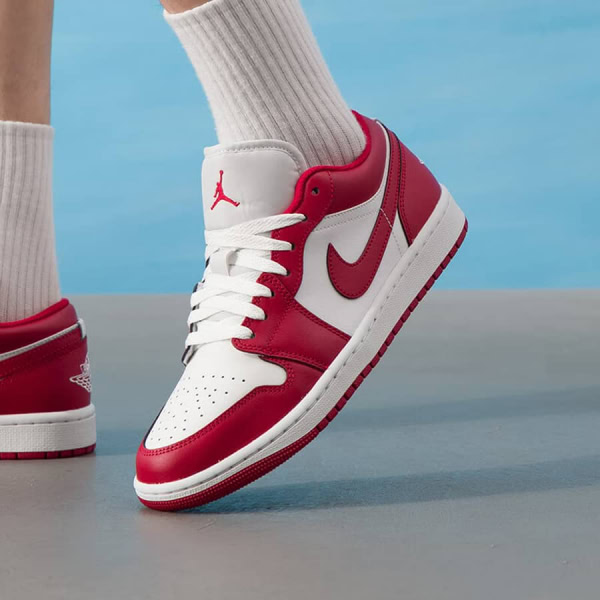 Air Jordan 1 Low - White Red - Hình ảnh 4